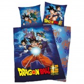 Dragon Ball Goku 140x200 cm funda de edredón de algodón y almohada taie