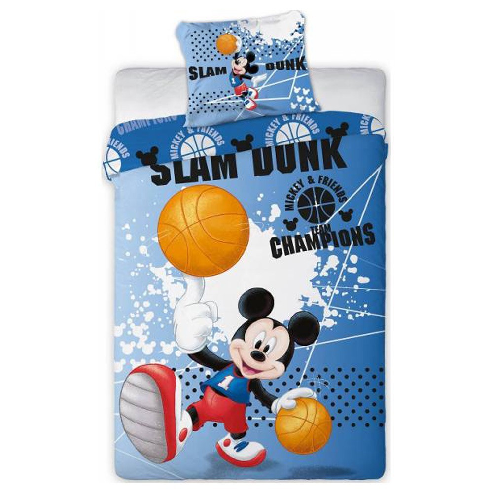 Plaid polaire Mickey Basketball 140x100cm - Couverture Disney