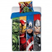 Bettbedecke-Bettbezug Mikrofaser Avengers 140x200 cm und Kissenbezug