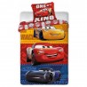 Parure housse de couette Cars Disney 140x200 cm et Taie d'oreiller
