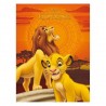 Plaid polaire Le Roi Lion 140x100cm - Couverture Disney
