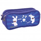 Trousse rectangulaire Lapins Crétins Best Of 22 CM - 2 Cpt