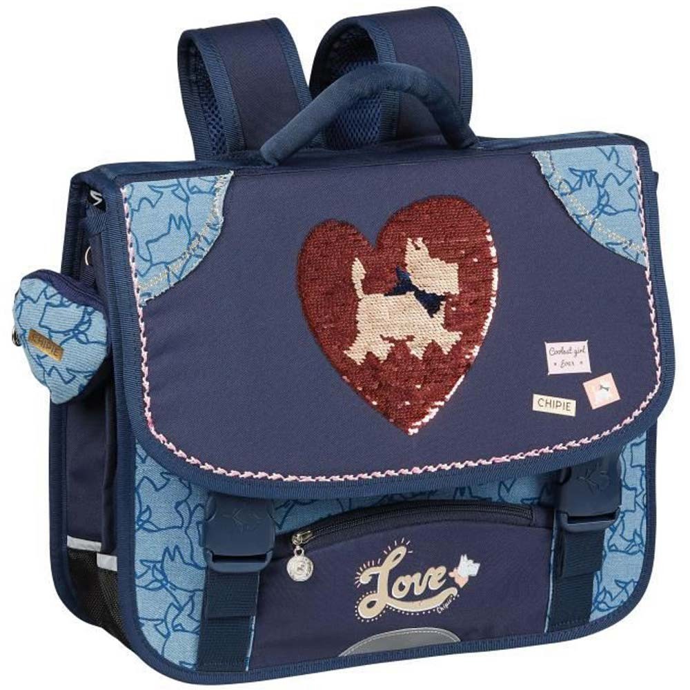 cartable a roulette chipie