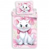 Parure housse de couette Marie des Aristochats 140x200 cm et Taie d'oreiller