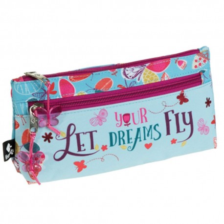 Trousse plate Dreams 21 CM - 2 compartiments