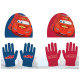 All CAP + gloves Cars Disney