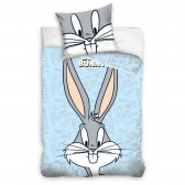 Bugs Bunny 100x135 cm copripiumino in cotone e taie cuscino