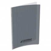 Cahier polypro 24 x 32 CONQUERANT grands carreaux 48p