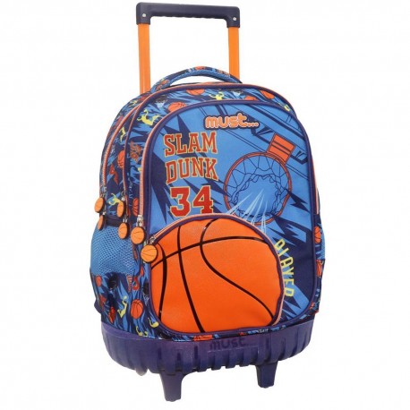 Must Basketball 45 CM Trolley Basketball Roller Backpack