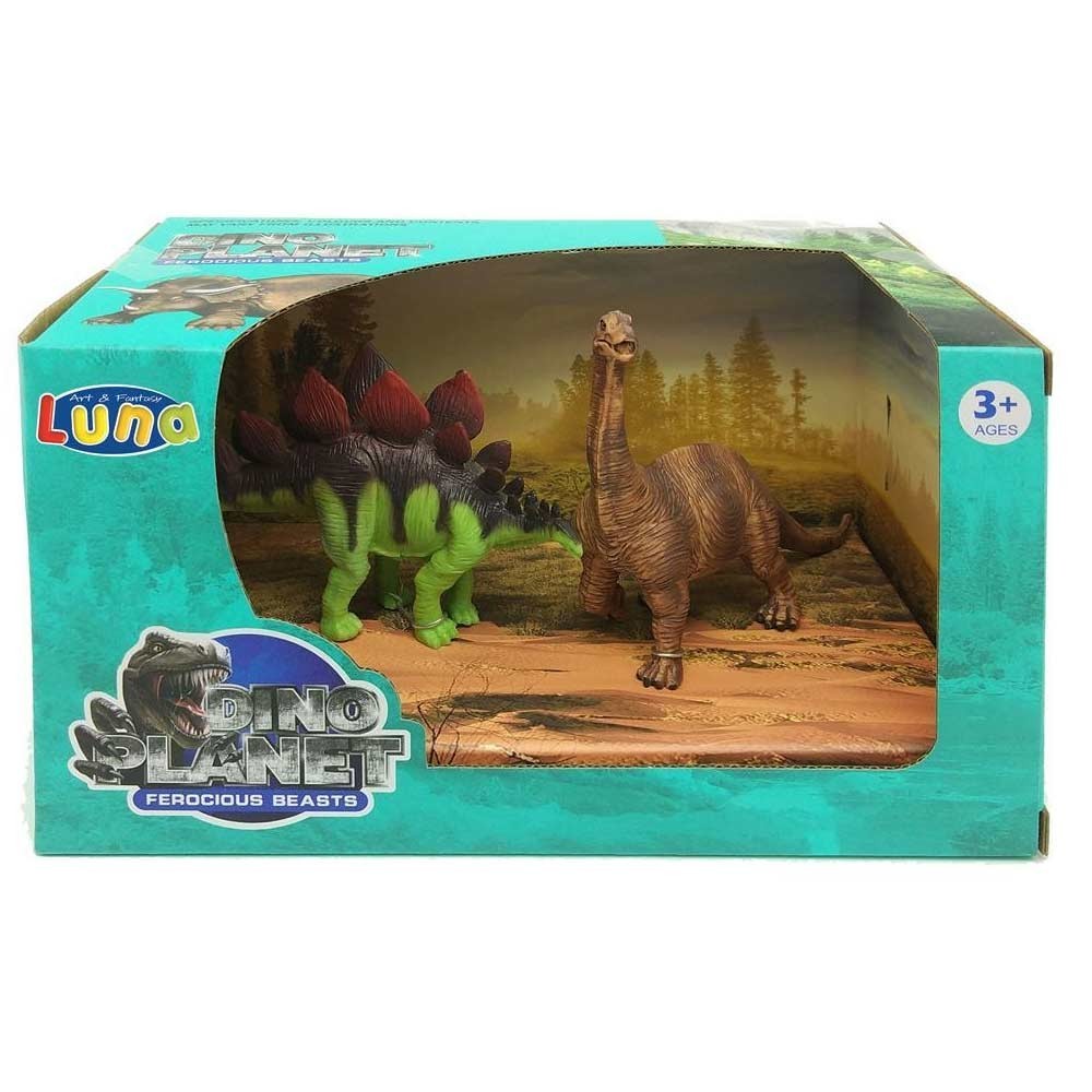 jouet lot de 2 dinosaures