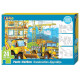 Puzzle Bau 24 Stück 41x28 cm mit 3 Farben