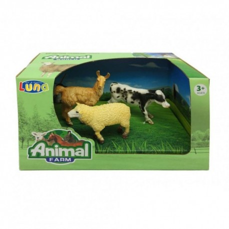 Spielzeug Bauernhof Tiere Luna - 3-Jahres-Paket