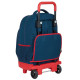 Sac à dos à roulettes Benetton Navy 45 CM Trolley Haut de Gamme