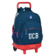 Benetton Navy Rollrucksack 45 CM Trolley