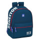 Benetton Blue Marine Zaino 43 CM - 2 Cpt