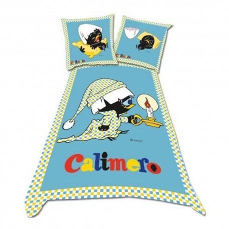 Calimero katoenen dekbedovertrekset 140x200 cm en kussensloop