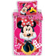 Minnie Heart Cotton Duvet Cover 140x200 cm and Pillow Taie