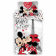 Minnie en Mickey Paris 140x200 cm katoenen dekbedovertrek en Pillow Taie