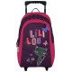 Backpack with wheels Lililou the cat 45 CM Satchel Trolley High-end