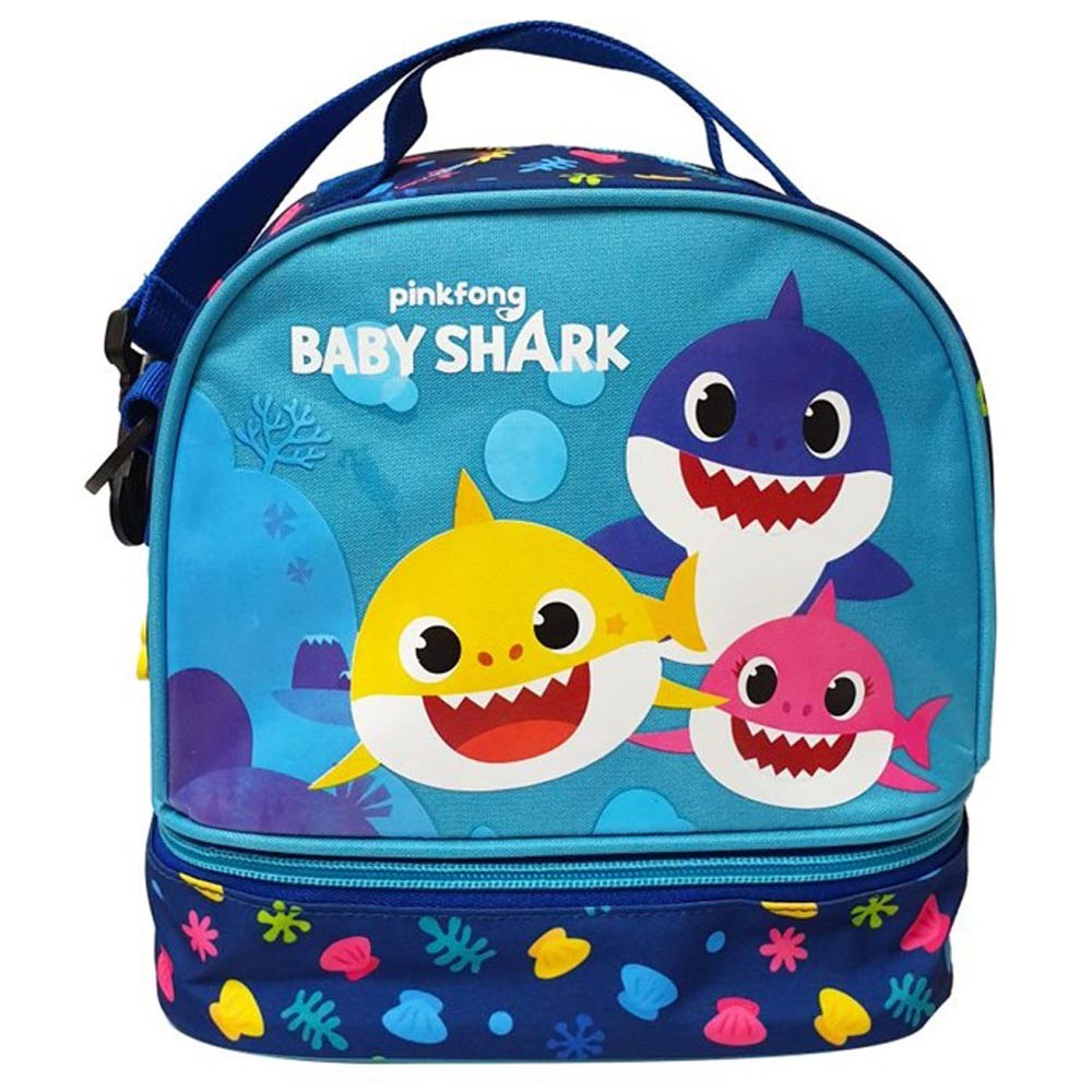 Cerda group Baby Shark Premium Lunch Bag Confetti Blue