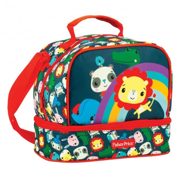 Fisher Price Panda - Hippo 21 CM - lunch bag