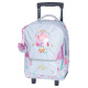 Zaino con ruote Bella Sara 43 CM Cartella Cheval Blanc