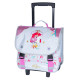 Cartable à roulettes Bella Sara Wings 38 CM Haut de gamme Cheval Blanc