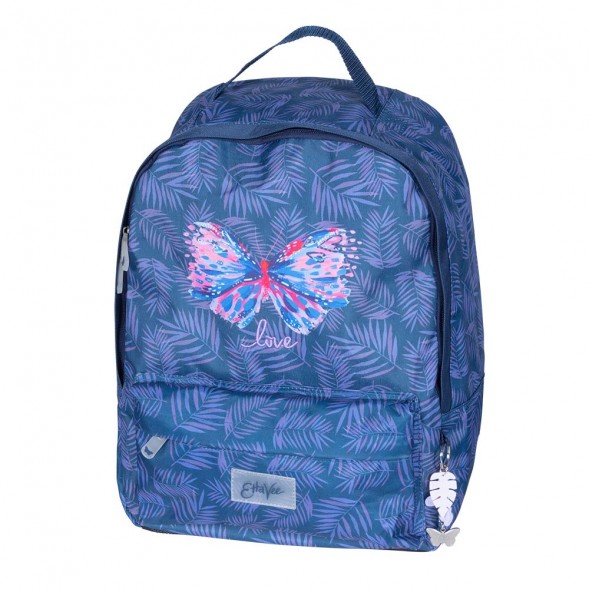 Backpack Ettavee Love Marine Papillon 42 Cm 1 Cpt