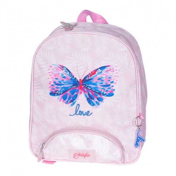 Backpack Baby Ettavee Love Papillon Rose Kindergarten 30 Cm