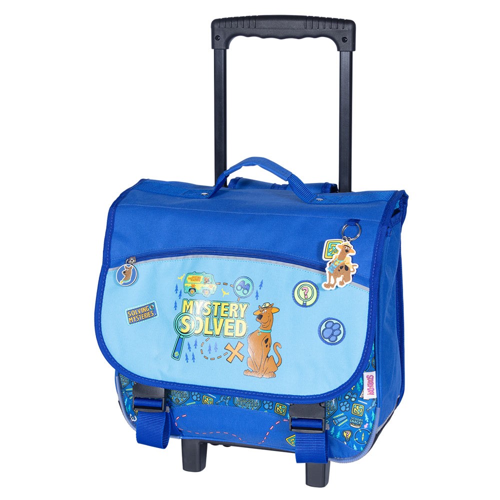  Cartable   roulettes SCOOBY  DOO  Mistery Blue 38 CM