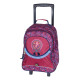 Mochila enrollable Stalla BIANCA Rose Pompons - 2 Cpt 43 CM