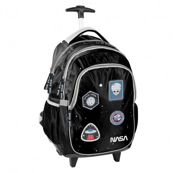 Zaino a rullo NASA Black 44 CM - 2 Cpt