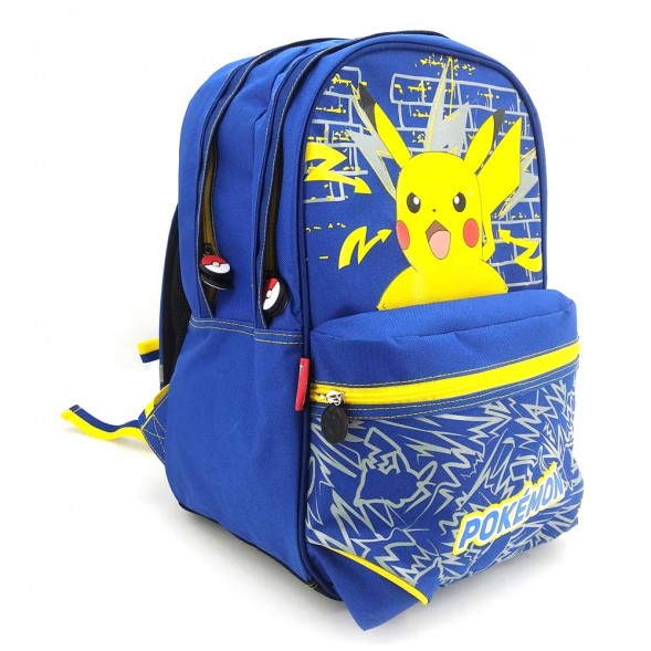 Sac A Dos Pokemon Pikachu Marine 40 Cm 2 Cpt