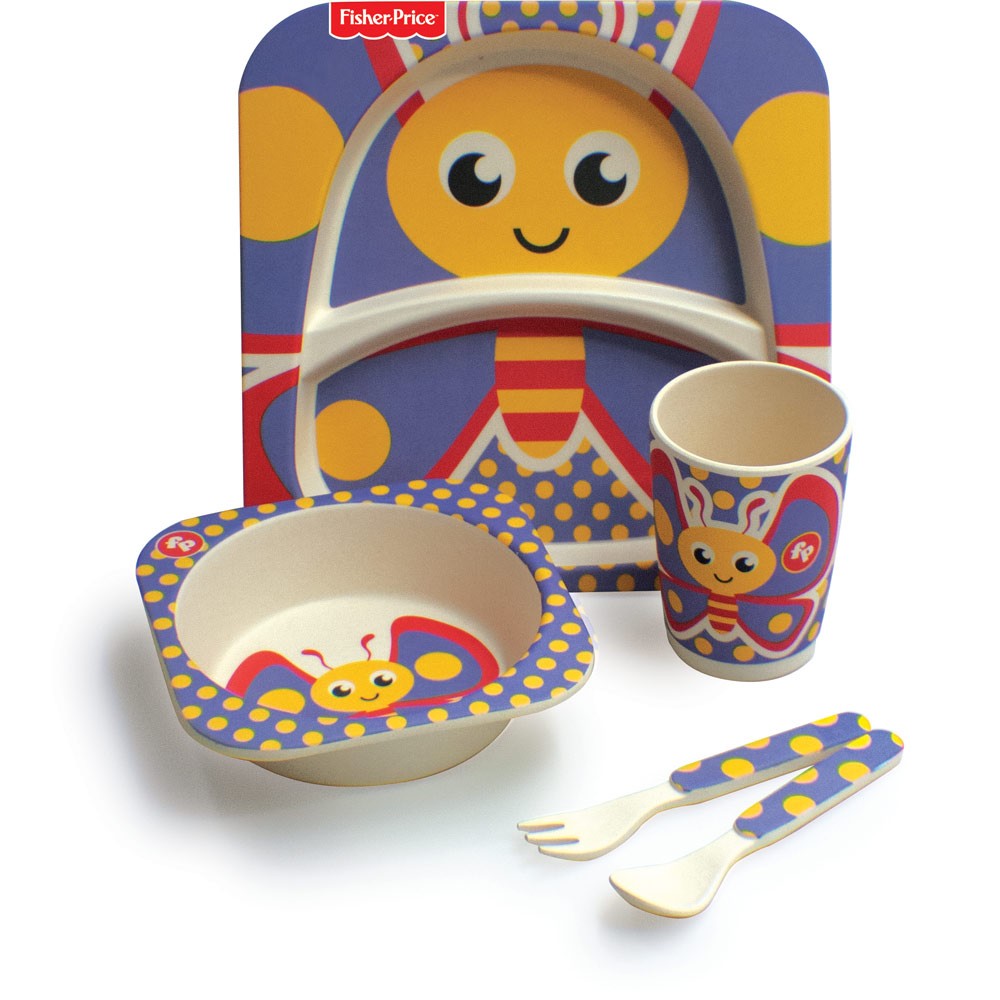 Frhstcksset aus Bambus Fisher Price 5 Zimmer