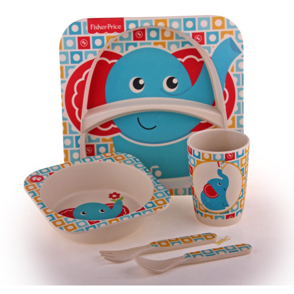 Frhstcksset aus Bambus Fisher Price 5 Zimmer