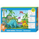 Puzzel Dieren 24 stuks 41x28 cm met 3 kleurplaten