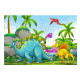 Puzzle Animales 24 piezas 41x28 cm con 3 colorantes