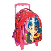 Miracoloso Coccione Rose 30 CM wheeled backpack - Scuola materna