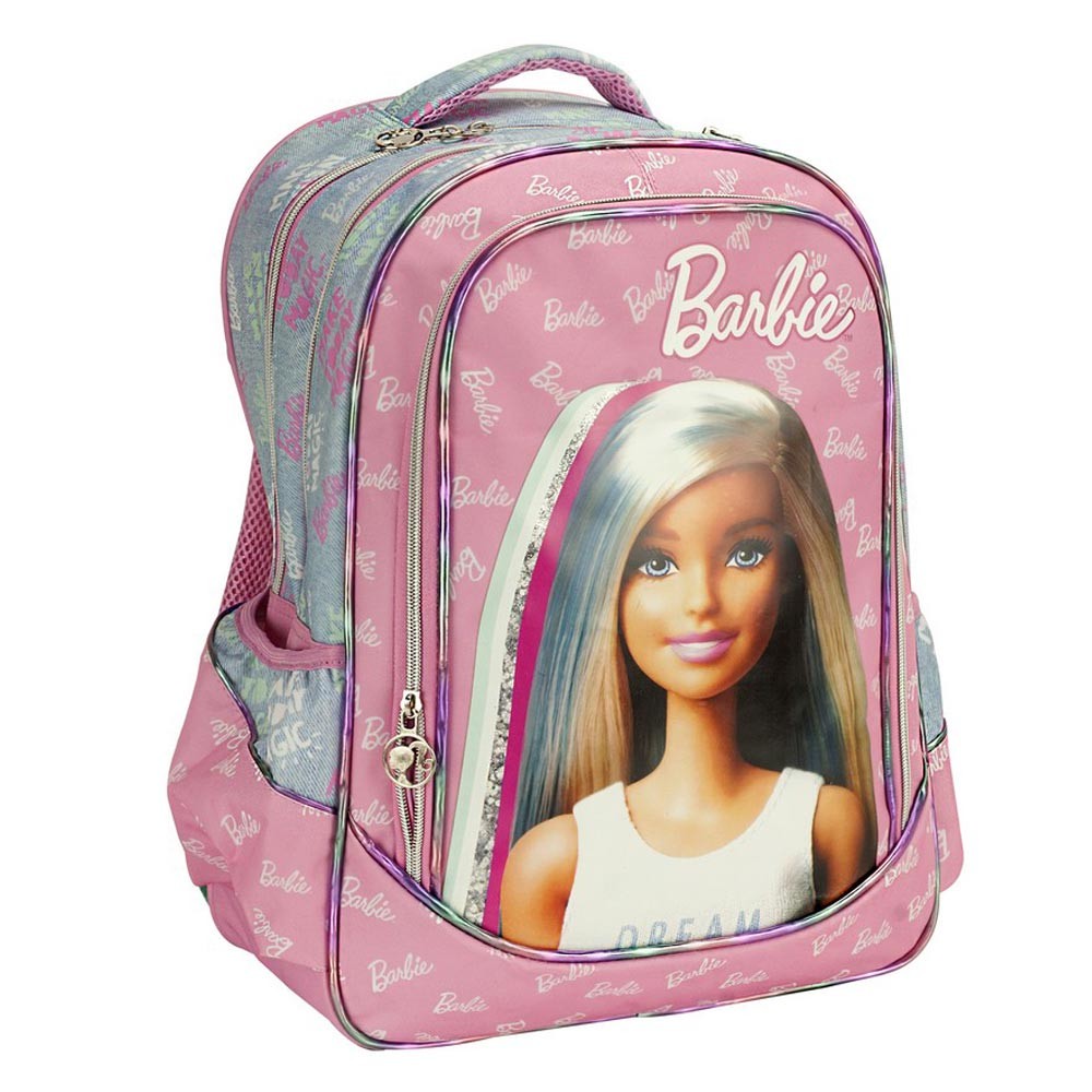 Mochila Escolar Niña Satin Amigas Rosado Barbie BARBIE