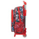 Sac à dos à roulettes Spiderman Go Hero Red 34 CM Trolley maternelle