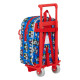 Maternal roller backpack Spiderman Go Hero Red 28 CM Trolley high-end