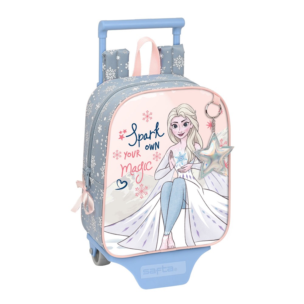 pink roller backpack