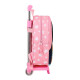 Mochila de rodillos maternal Minnie Disney Pink 28 CM Trolley de alta gama