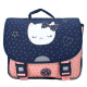 Milky Kiss Love Ride Navy Horse Satchel 38 CM