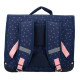 Milky Kiss Love Ride Navy Horse Satchel 38 CM