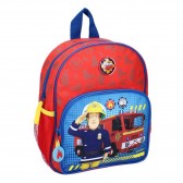 Backpack Sam the Fire Rescue Firefighter 31 CM Kindergarten