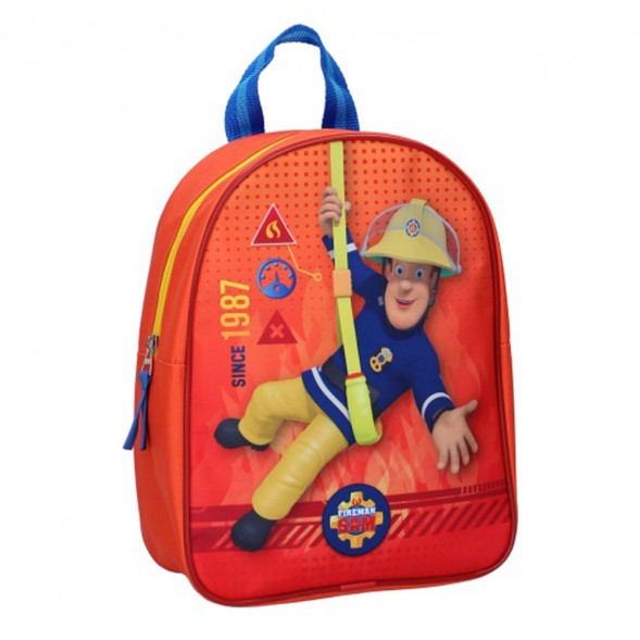 Mochila Sam el Bombero Rescate de Bomberos 28 CM Kindergarten