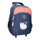 Mochila enrollable Horse Milky Kiss Love Ride Navy 45 CM - 1 Cpt