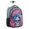 Sac à dos à roulettes No Fear Crâne Rose 48 CM - Cartable
