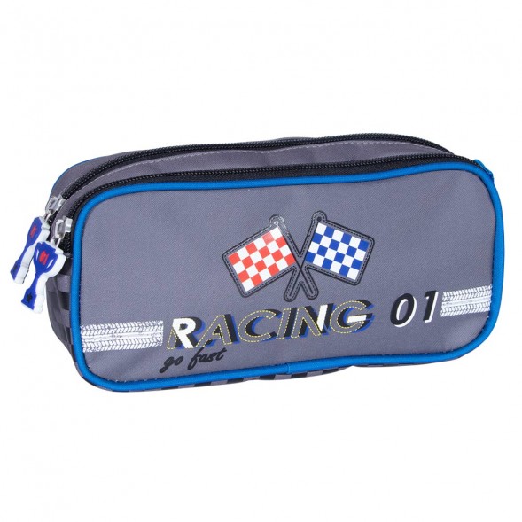 Trousse rectangulaire KIP BOY 22 CM - 2 Cpt